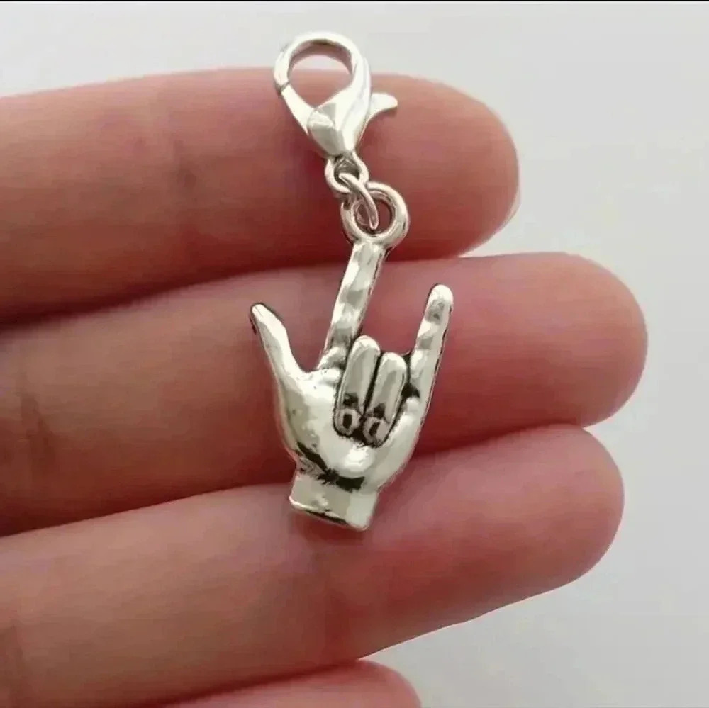 I love you sign language hot charm
